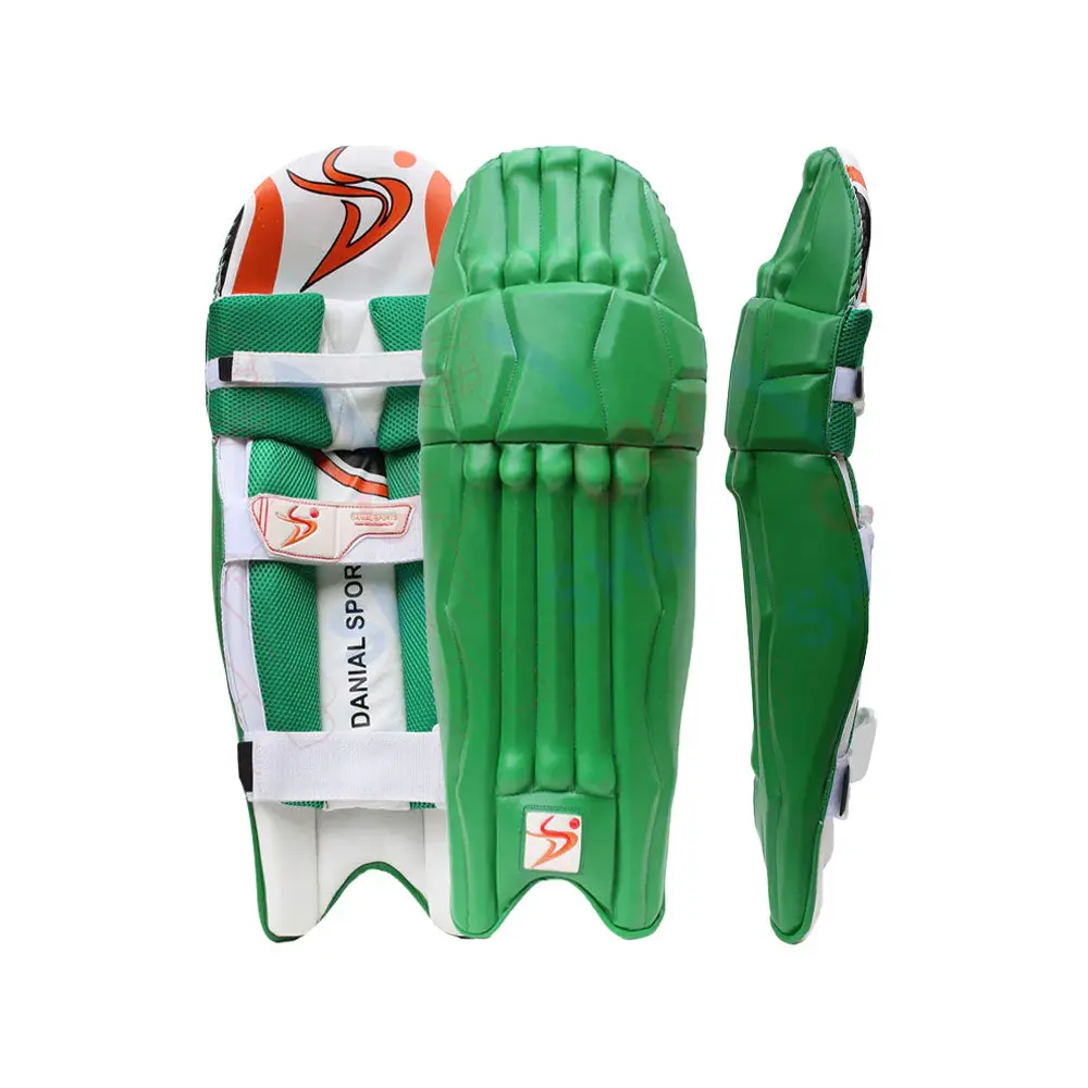 DS Green Cricket Pads & Gloves Set - Image 6