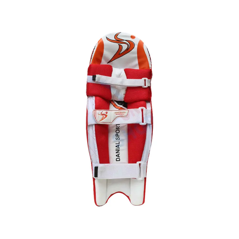 DS Red Cricket Pads & Gloves Set - Image 4