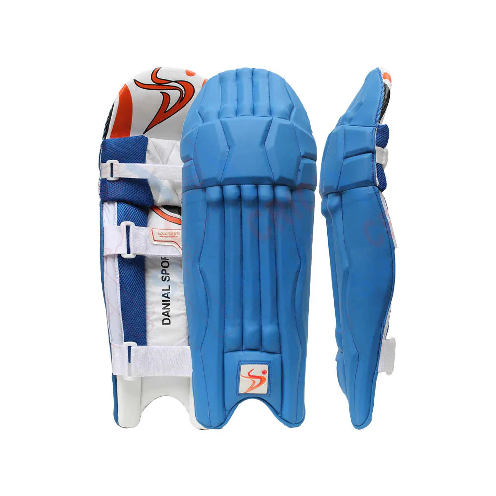 DS Blue Batting Pads Junior - Image 4