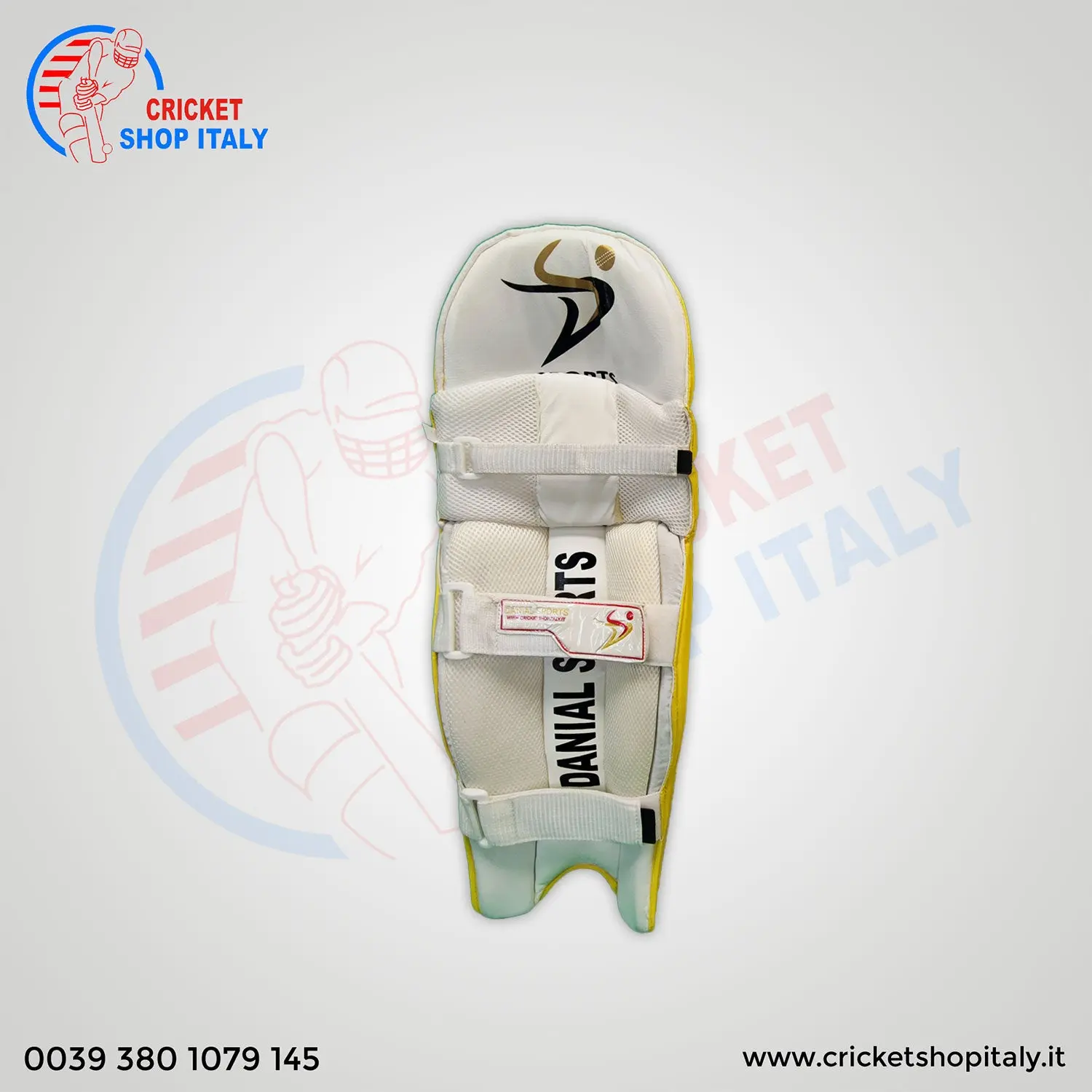 DS 1.0 Yellow Batting Pads Adult Ambi - Image 2