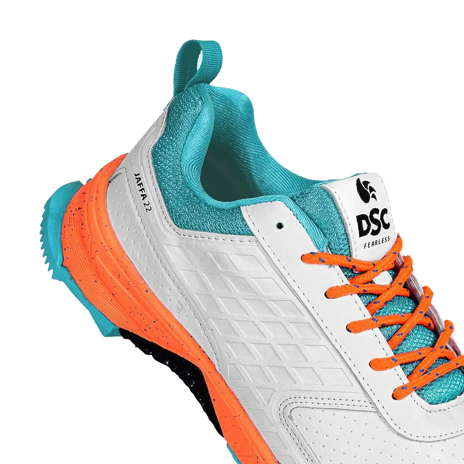 DSC Jaffa 22 Cricket Shoes Orange - Image 3