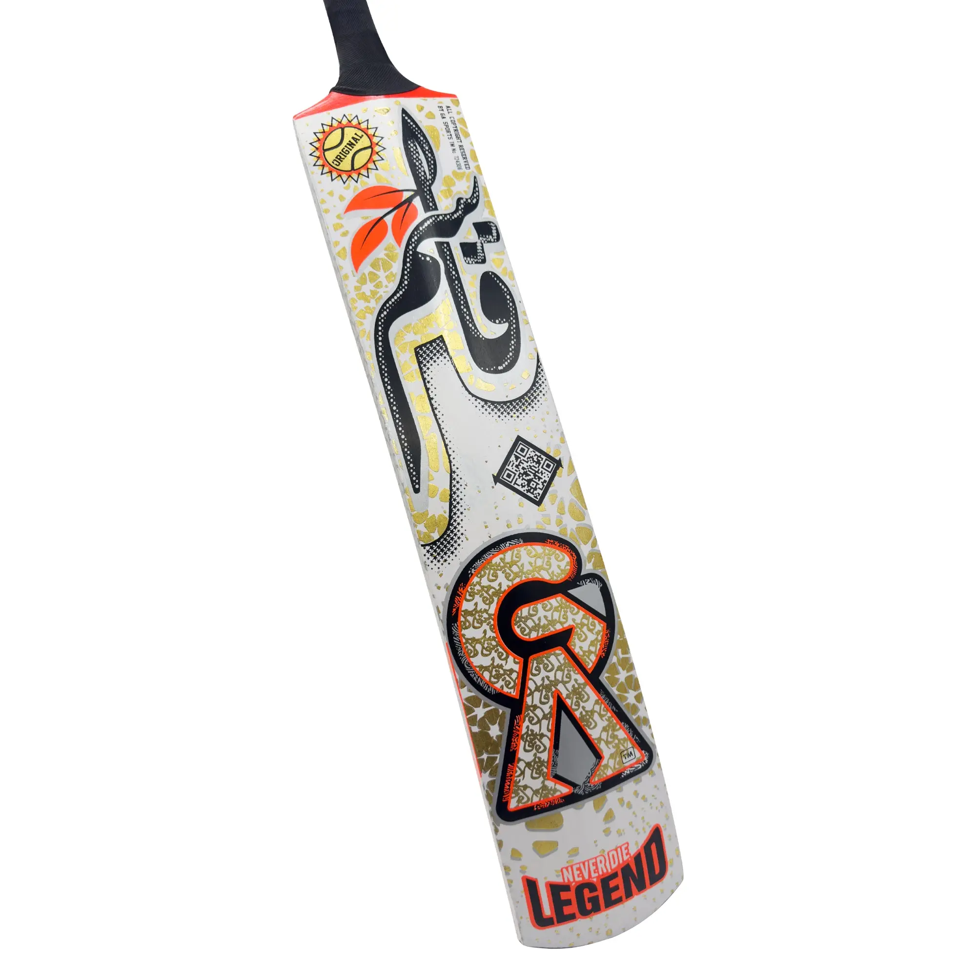 Ga Qasim legend Edition Srilankan Tape Ball Bat - Image 9