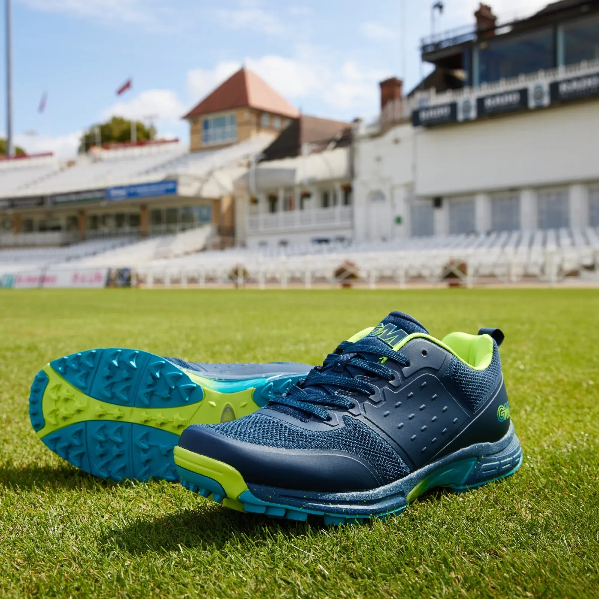 GM Aion RUBBER All Rounder Cricket Shoe Navy - Image 5