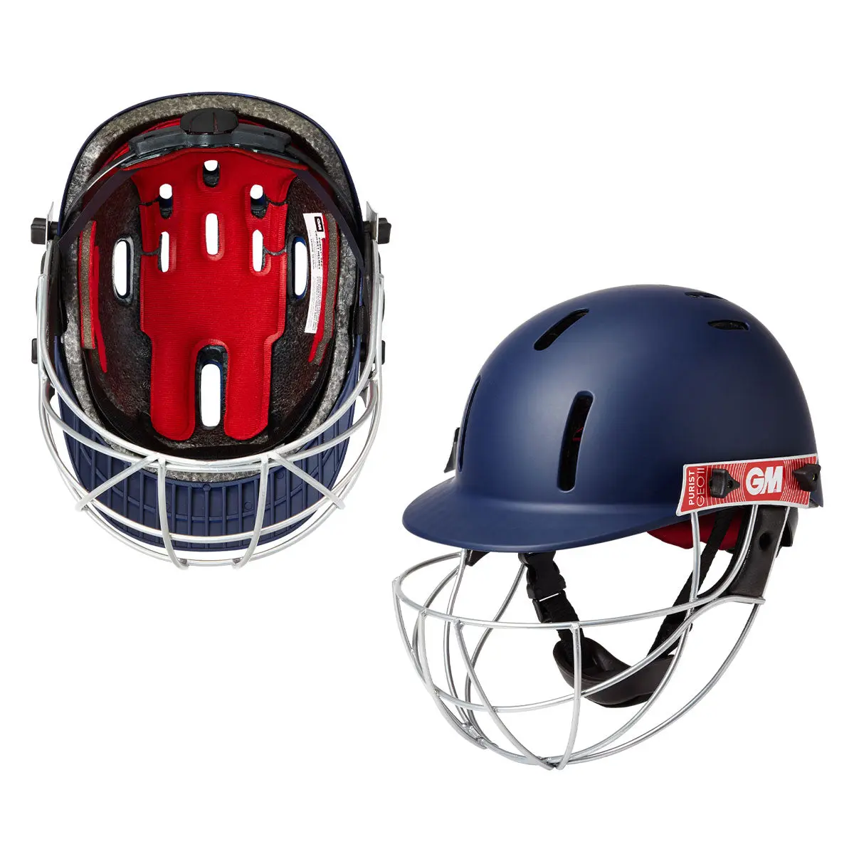 Gunn & Moore Purist Geo II Helmet NVY - Image 4