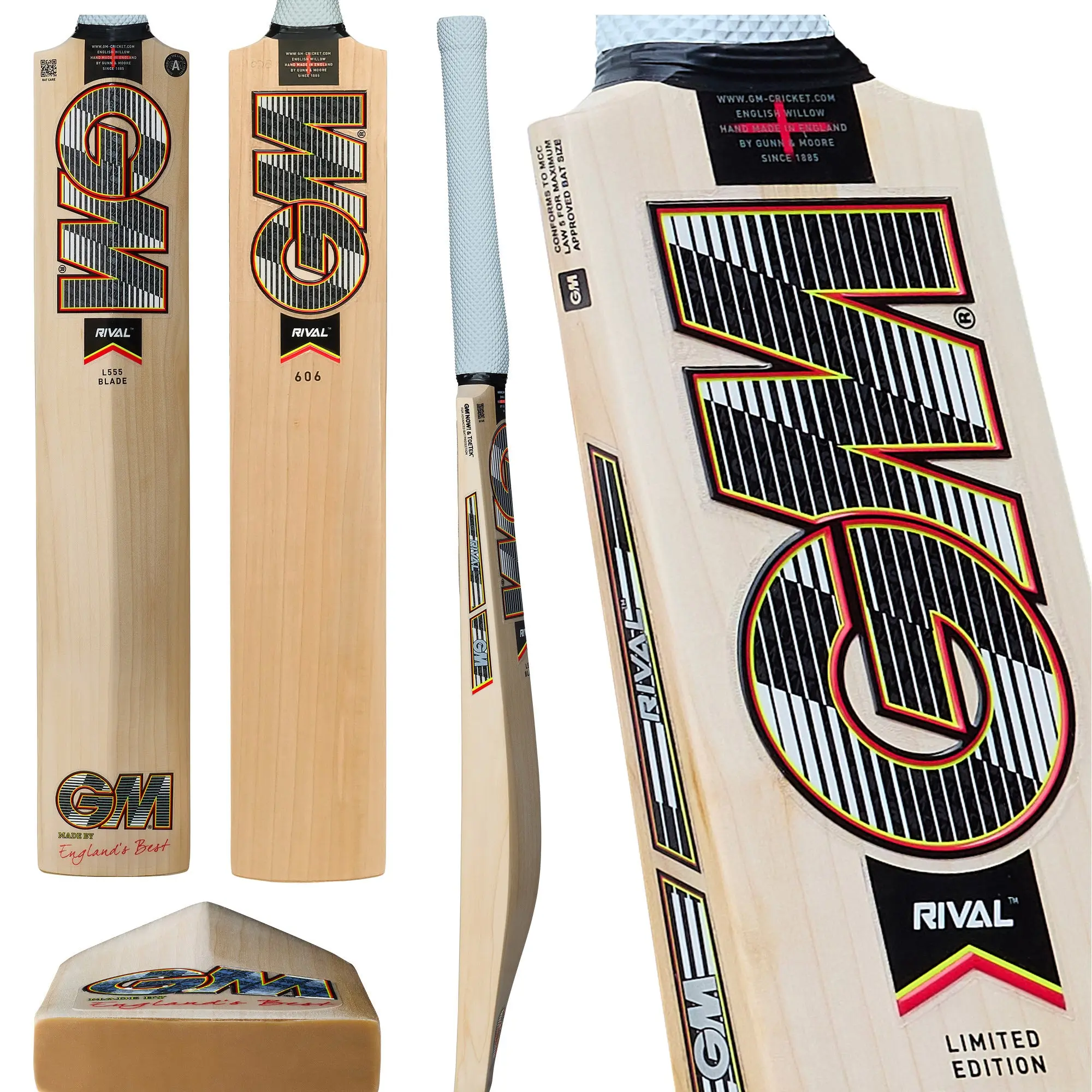 Gunn & Moore Rival 606 English Willow Cricket Bat - Image 7