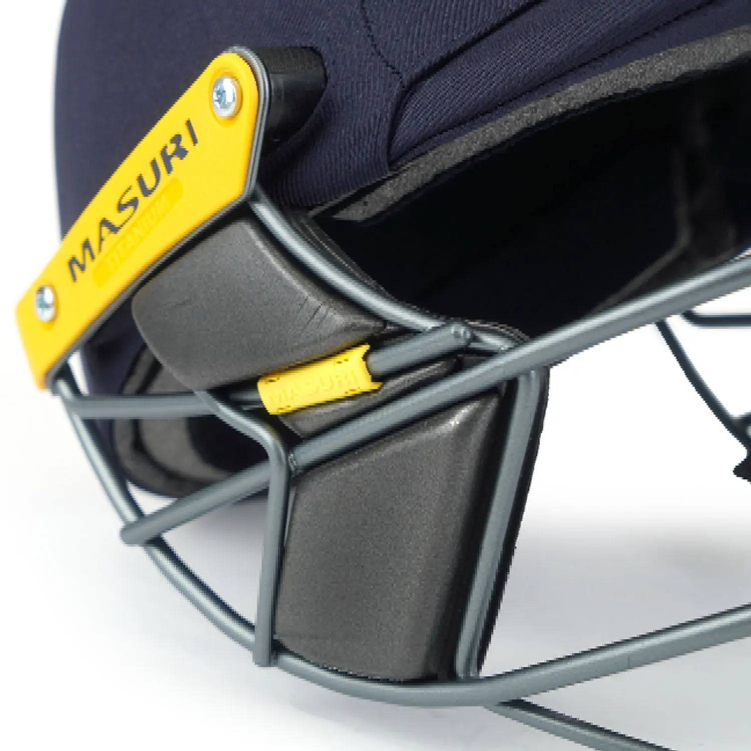 Masuri T Line Titanium Cricket Helmet Navy - Image 5