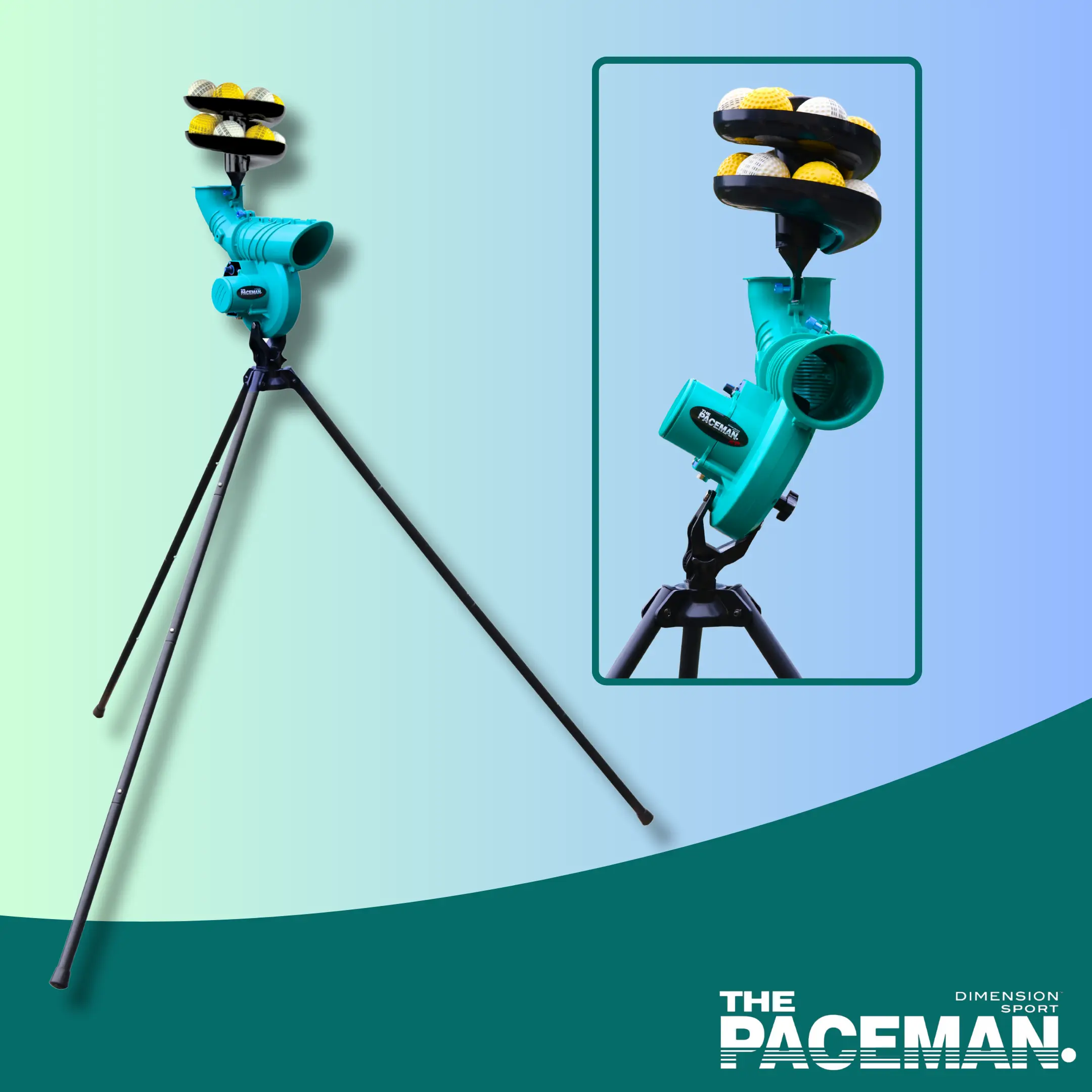 Paceman 195XT Cricket Bowling Machine